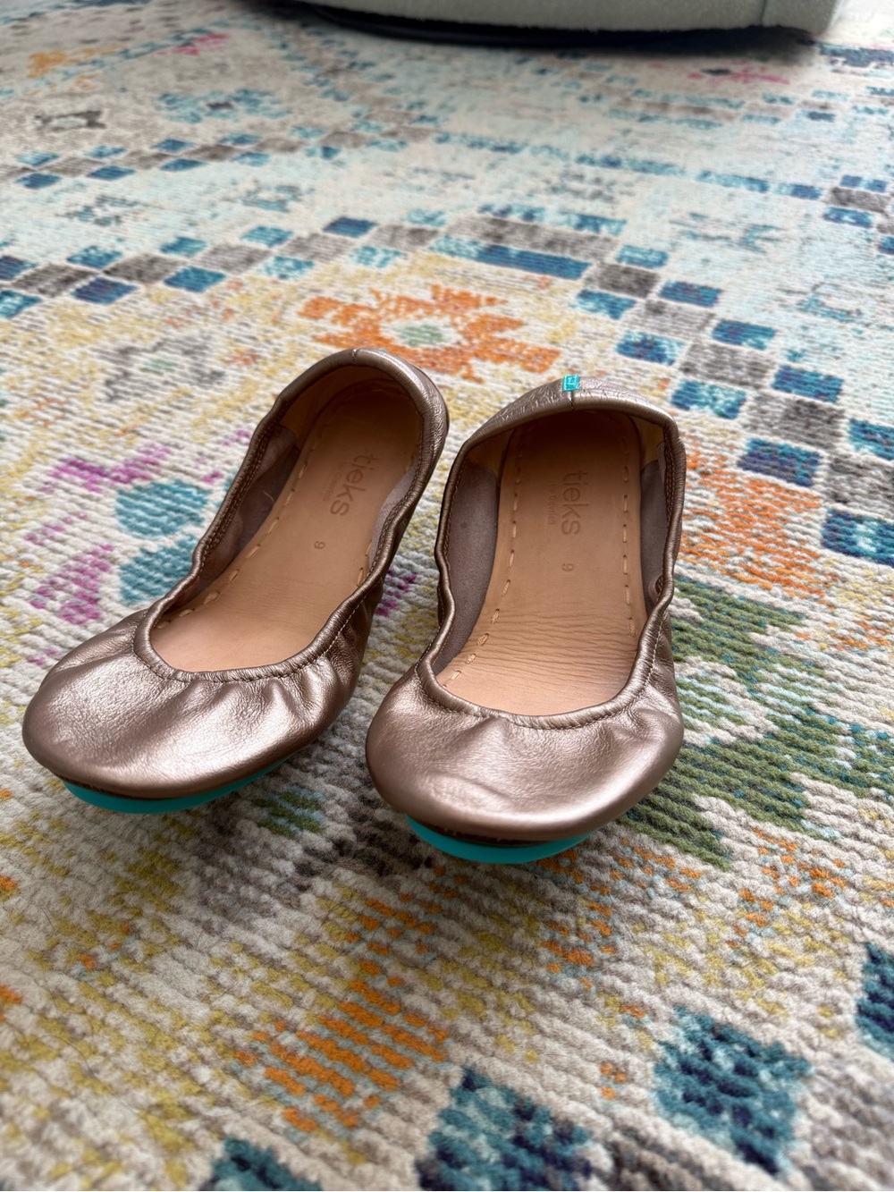 Tieks Metallic Bronze Ballet Flats
